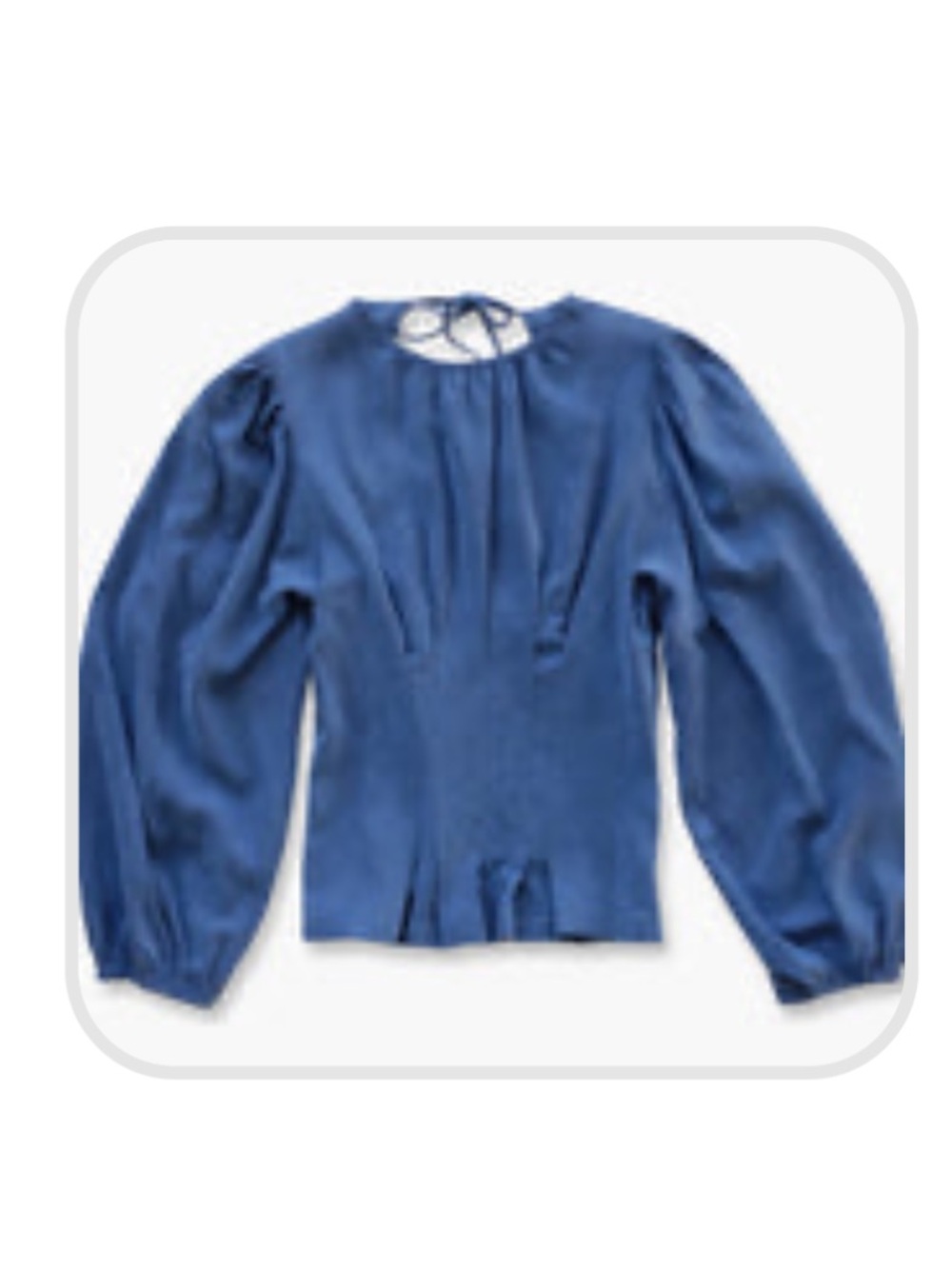 Selva negra medium sandia blouse blue seaside lyocell
